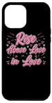 iPhone 12 Pro Max Rise Love above Love heart leaf sweet Valentine's Day Case