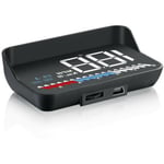 Bil Head Up Display: OBD2 HUD Display & GPS HUD Display, 3,5" Head Up Display, Säkerhetslarm