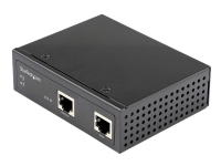 StarTech.com Industriell Gigabit PoE-injektor - Hög hastighet/hög effekt 90 W - 802.3bt PoE++ 48 V-56 VDC DIN-skena UPoE/Ultra Power Over Ethernet-injektoradapter -40 &degC till 75 &degC Robust - Strömtillförsel - 90 Watt - utgångskontakter: 2 - svar