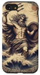 Coque pour iPhone SE (2020) / 7 / 8 Poseidon Grec God Ancienne Grèce Mythologie Vintage