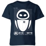 Wall-E Eve Schematic Kids' T-Shirt - Navy - 9-10 ans