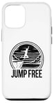 Coque pour iPhone 13 Jump Free Falaise Plongée Saut Plongée