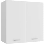 Armoire suspendue Armoire de cuisine Meuble haut de Cuisine Blanc 60x31x60 cm Aggloméré 26393