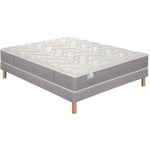 SIMMONS - Ensemble Matelas Ressorts SW3 + Sommier SW - 160x200 cm - Matelas à ressorts ensachés