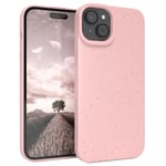 For Apple IPHONE 15 Plus Bio Case Cover Environmental Phone Case Back Case Pink