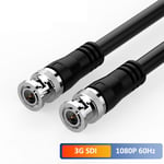 Câble coaxial vidéo pour moniteur de caméra,3G-SDI,BNC vers BNC mâle,75-5,12G,4K,60Hz,1080,2,3,5,8,10,12,15,20,50,80,1.5 m,100 P - Type 3G SDI 1080P60HZ-10m