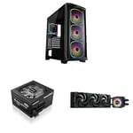 BOITIER PC STARRYKNIGHT Noir + MARBLEBRON 850 Noir ARGB + ENERMAX Watercooling LIQMAXFLO SR 360 mm