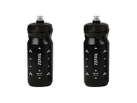 ZEFAL Pack Sense Soft 65 - Lot de Deux Bidons Velo et VTT - Gourde Sport Souple et Inodore - Bidon Eau Sans BPA - Tetine Silicone - Noir, 650ML