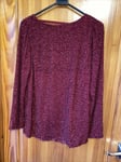 Ladies Red Marciano Guess Jumper Large Size 40 EU Low Back Size XSmall