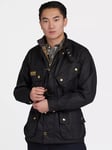 Barbour International Original Waxed Cotton Jacket, Black