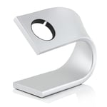 For Apple Watch 38mm / 42mm U Shape Aluminum Stand Charger Holder (Black) (Color : Silver)