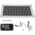 Sjlerst - Panneau solaire Portable 30W dc 12V 24V, contrôleur étanche, Kit de panneaux solaires en silicium polycristallin pour Camping rv hangar