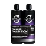 Catwalk by TIGI - Fashionista Purple Shampoo and Conditioner Set - Professional Blonde Enhancing Hair Treatment - Ideal for Blonde Hair - 2x750ml