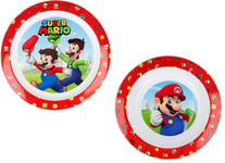 Super Mario ' Luigi et Mario Plaque Bol'Micro-Onde Compatible