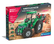 Clementoni- Science Museum Mechanics: Farm Vehicle Building Set, Learn Through Building & Playing, (8 Years+)