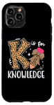 iPhone 11 Pro K Is For Knowledge Cute Pencil Bow Teacher Stay Curious Case