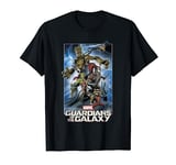 Marvel Guardians of the Galaxy Group Poster Graphic T-Shirt T-Shirt