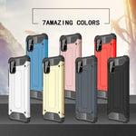 For Samsung Galaxy A51, Pc Shockproof Tough Armour Phone Case + Hd Screen Guard