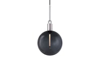 Buster+Punch - Forked Globe Pendel Dim. Large Smoked/Steel