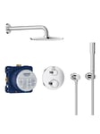 Grohe Grohtherm brusesæt med Rainshower Cosmopolitan 210, krom