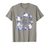 Moomin Garden Life In Moominvalley Blue Print T-Shirt