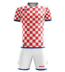 Zeus KIT Mundial CRO White - RED - Royal 2XS/XS