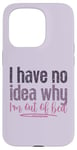 Coque pour iPhone 15 Pro Je ne sais pas pourquoi je suis sortie du lit Funny Love Sleeping