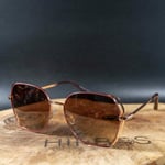 Foster Grant Womens Sunglasses SFGS23158 Rose Gold Frame Brown Gradient Lenses