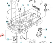 Husqvarna Spare Parts Chassi undre 405X/415X 5992956-02