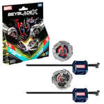 Beyblade X Marvel Collab Spider-Man 3-60F vs. Venom 3-80N, Multipack