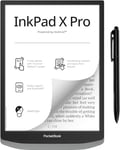 PocketBook e-Book Reader 'InkPad X Pro', 32 Go de mémoire, 26,2 cm (10,3 Pouces), E-Ink Mobius Display - Mist Grey