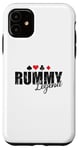 Coque pour iPhone 11 Rummy Legend Hobby Jeu de cartes Romme