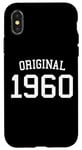 Coque pour iPhone X/XS Original 1960, 65 ans, pour homme femme, 65e anniversaire