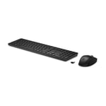 HP 650 Wireless Keyboard Mouse Set QWERTY UK ENGLISH Black for PC Laptop Windows