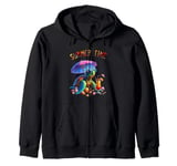 Turtle Comedy Characters. Zip Hoodie