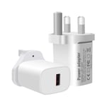 18W QC 3.0 USB Charger Fast Power Adapter For iPad iPhone 16 Pro Max 15 14 13 12