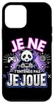 Coque pour iPhone 12 mini Panda Drôle Jeux Video Geek Gaming Gamer Panda