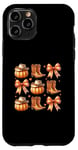 Coque pour iPhone 11 Pro Bottes citrouille Western Autumn Vibes Cozy Season Automne