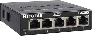 NETGEAR 5 Port Gigabit Network Switch GS305 | Ethernet Switch | Ethernet Splitt