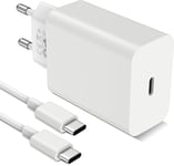 30w Chargeur Rapide Avec Câble Usb C 1m Pour Google Pixel 9 Pro 8a 8 Pro 8 6a 7a 7 Pro 7,Prise De Chargeur Rapide Usb C Pour Pixel Fold 6 Pro 6 5a 5 4a 4 4xl 3a 3xl Samsung A15 A14[Cdq091936]