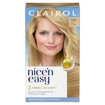 Clairol Nice'n Easy Crème Permanent Hair Dye, 10A Baby Blonde, 260g