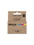 Actis standard KH-703CR - colour (cyan magenta yellow) - compatible - remanufactured - ink cartridge - Blækpatron Cyan, Magenta, Gul