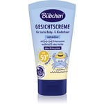 Bübchen Sensitive Sun Protection Face Cream SPF 50+ Beskyttende ansigtscreme til børn SPF 50+ 6 m+ 50 ml