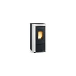 La Nordica Extraflame - Poêle à granulés de bois 7kw blanc/noir - Nordica Extraflame - moiraevoblanc