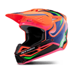 Alpinestars SM3 Deegan ECE06 Crosshjälm Barn Orange Fluo Lila Rosa""