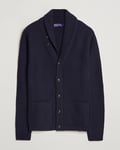 Ralph Lauren Purple Label Cashmere Shawl Cardigan Navy