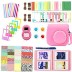 Set d'accessoires pour caméra 10 en 1 rose pour Fujifilm Instax Mini 8 8 9