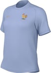 Nike Women's Shirt FFF W NK Travel SS Top, Cobalt Bliss/Club Gold/Club Gold, FZ5881-479, L