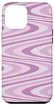 Coque pour iPhone 14 Plus Tourbillons esthétiques mauve – Mauve pastel, violet rose