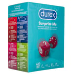 Durex Surprise Me condom set, 40 pieces